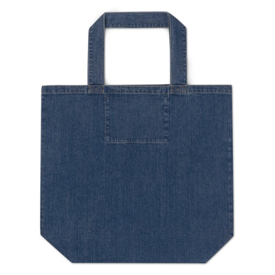 Organic denim tote bag - Bully Brew Coffee