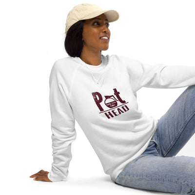 Unisex organic raglan sweatshirt