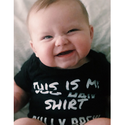 This is my Dog Hair Shirt - Baby T-Shirt - Bully Brew Coffee