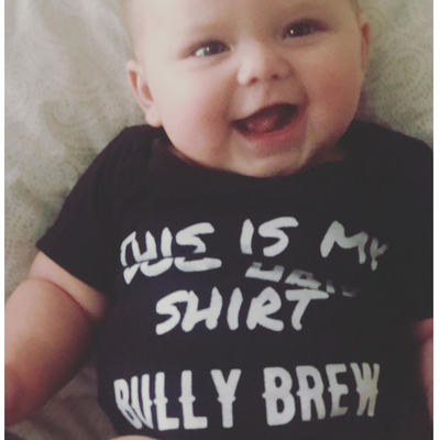 This is my Dog Hair Shirt - Baby T-Shirt - Bully Brew Coffee