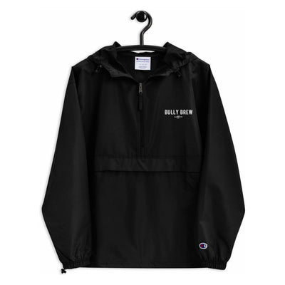 Embroidered Champion Packable Jacket - Bully Brew Coffee