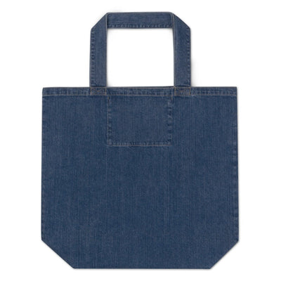 Organic denim tote bag - Bully Brew Coffee