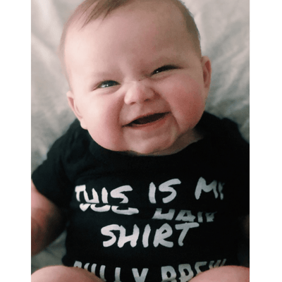 This is my Dog Hair Shirt - Baby T-Shirt - Bully Brew Coffee